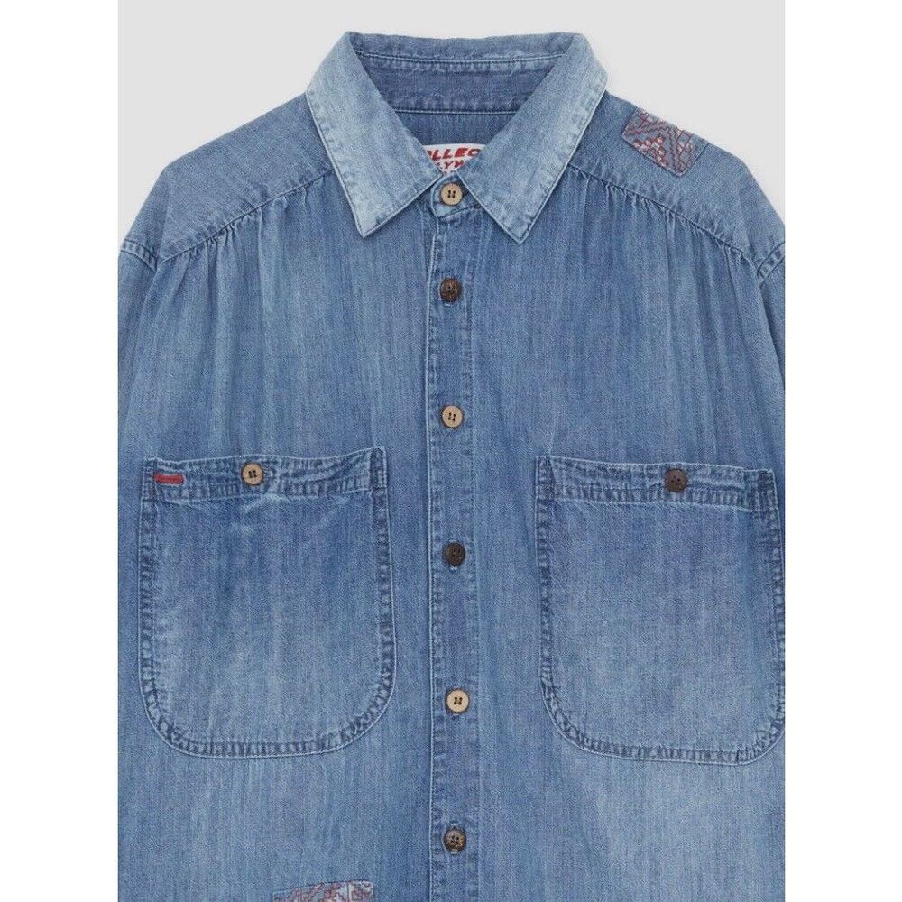 Dr.Collectors Picasso Japanese Denim Repair Shirt Size XS